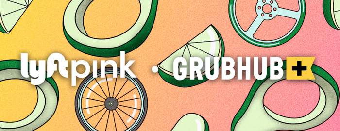 Lyft Pink Grubhub