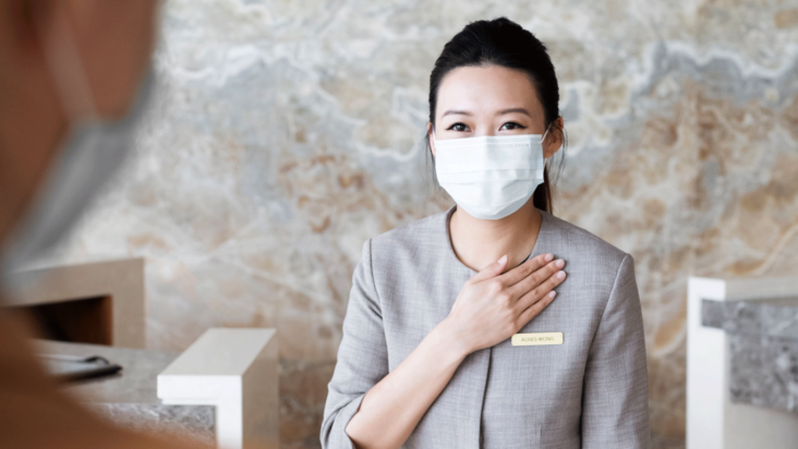 Shangri La Hotel Group Covid Changes Front Desk Agent 1 Shangri La Hotel Group Covid Changes Front Desk Agent 1