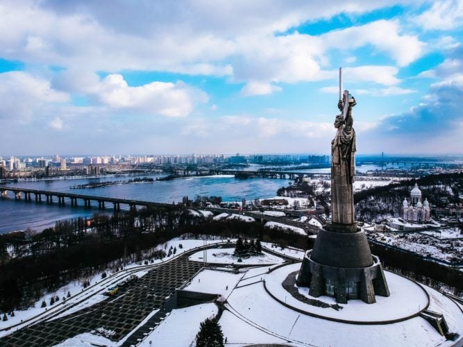 Ukraine Kiev in Winter Ukraine Kiev in Winter