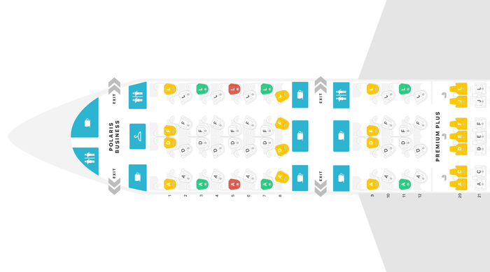 United Airlines 787 9 Dreamliner SeatGuru seat map