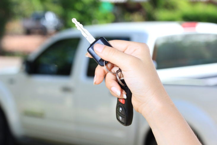 Car rental key unlock Car rental key unlock