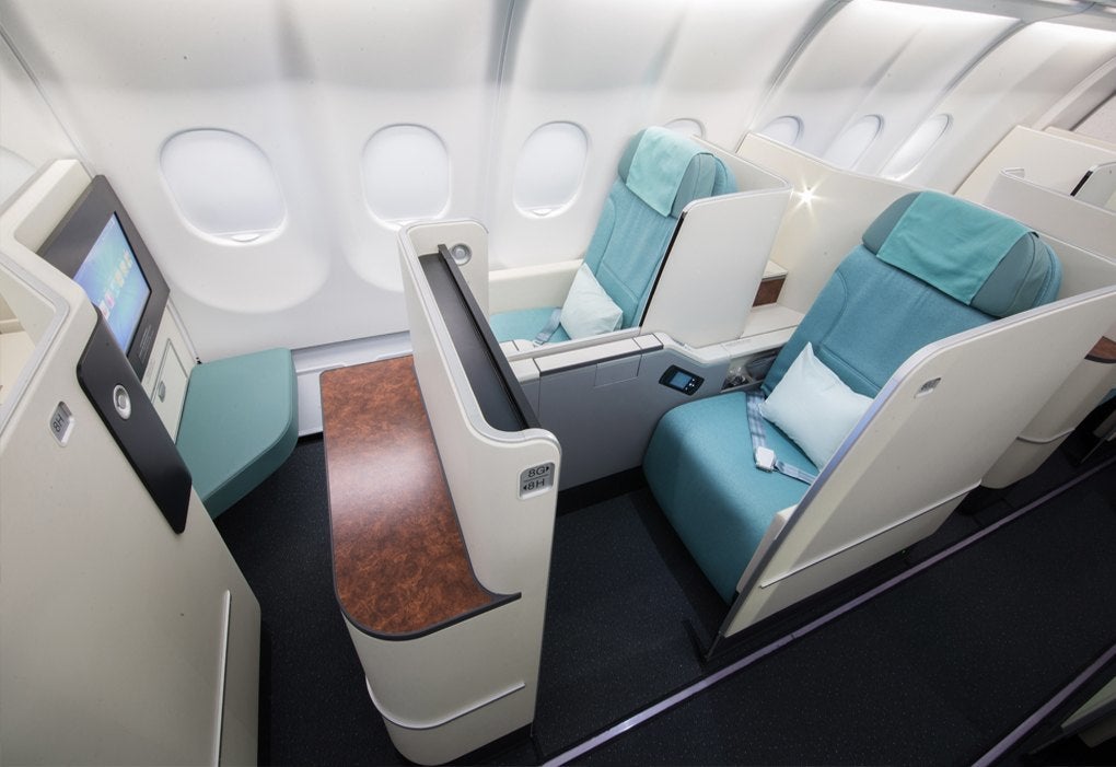 Korean Air business class