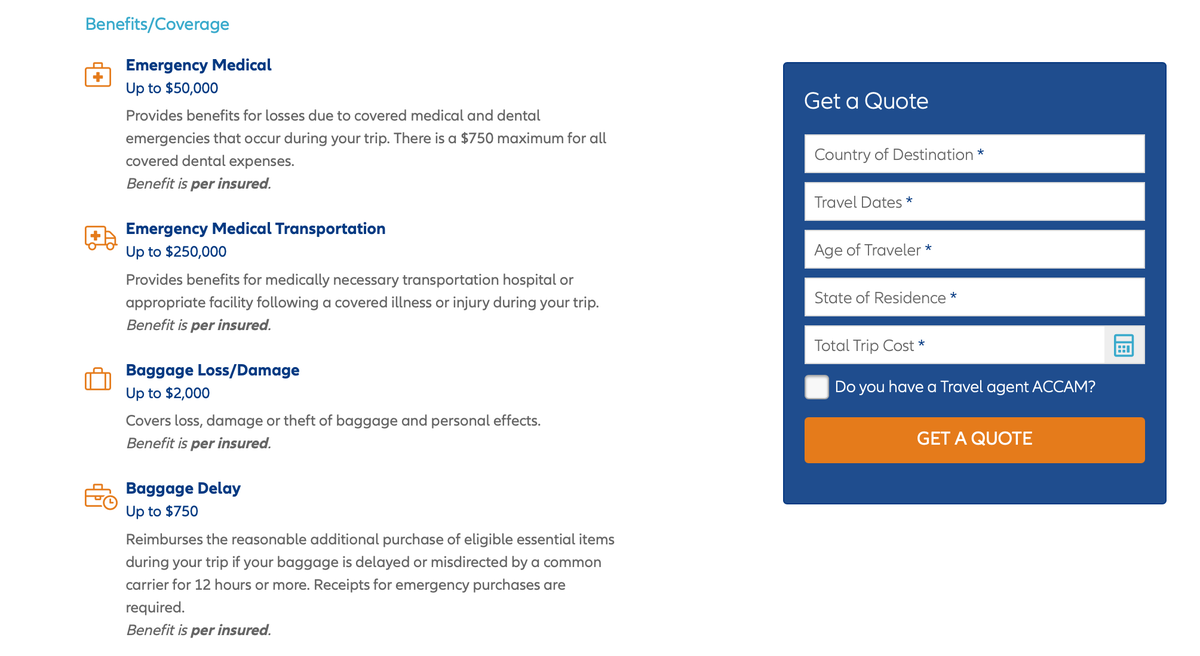 Allianz Emergency Medical Travel Insurance