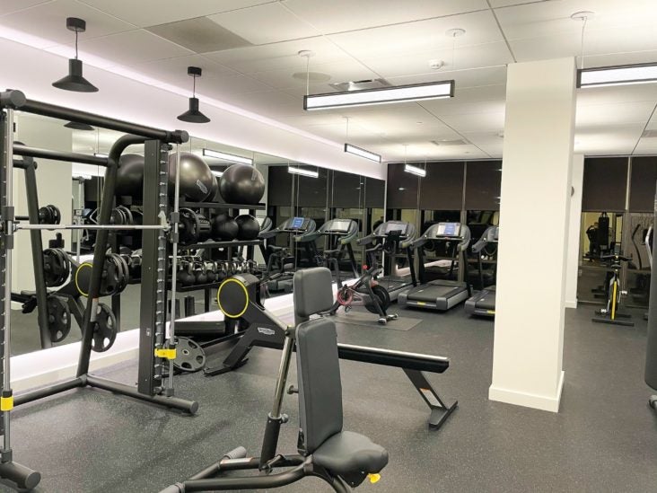 C. Baldwin Curio Collection Hilton Hotel in Houston Texas Fitness Center C. Baldwin Curio Collection Hilton Hotel in Houston Texas Fitness Center