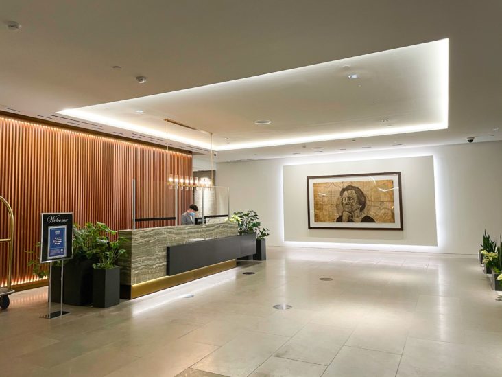 C. Baldwin Curio Collection Hilton Hotel in Houston Texas Front Desk C. Baldwin Curio Collection Hilton Hotel in Houston Texas Front Desk