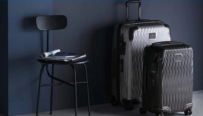 Luggage and chair Luggage and chair