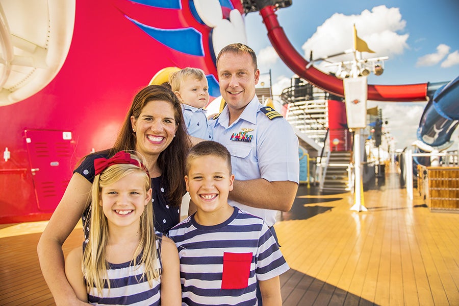 Military Family on Disney Cruise