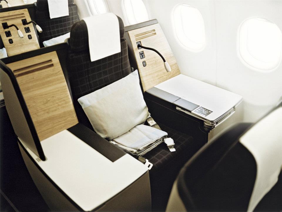 SWISS Air business throne seat