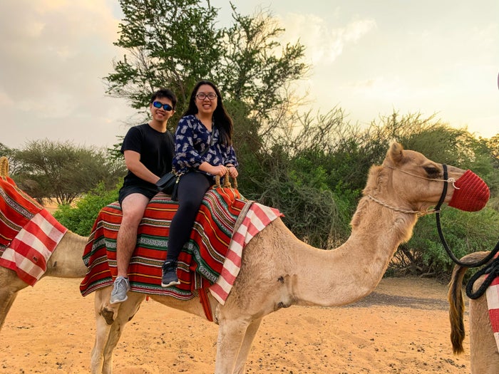 Al Maha camel ride Al Maha camel ride