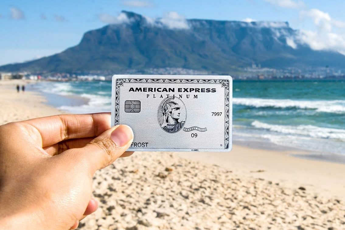 Amex Platinum Card beach