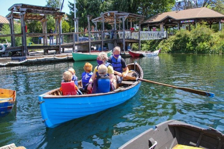 Lake Union Boating Center for Wooden Boats Rowboat Family
