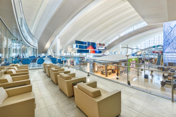 KAL Lounge at LAX KAL Lounge LAX concourse view
