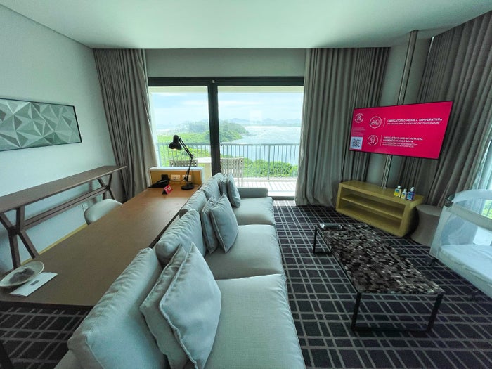 Ocean Lagoon Suite Living Room Grand Hyatt Rio de Janeiro