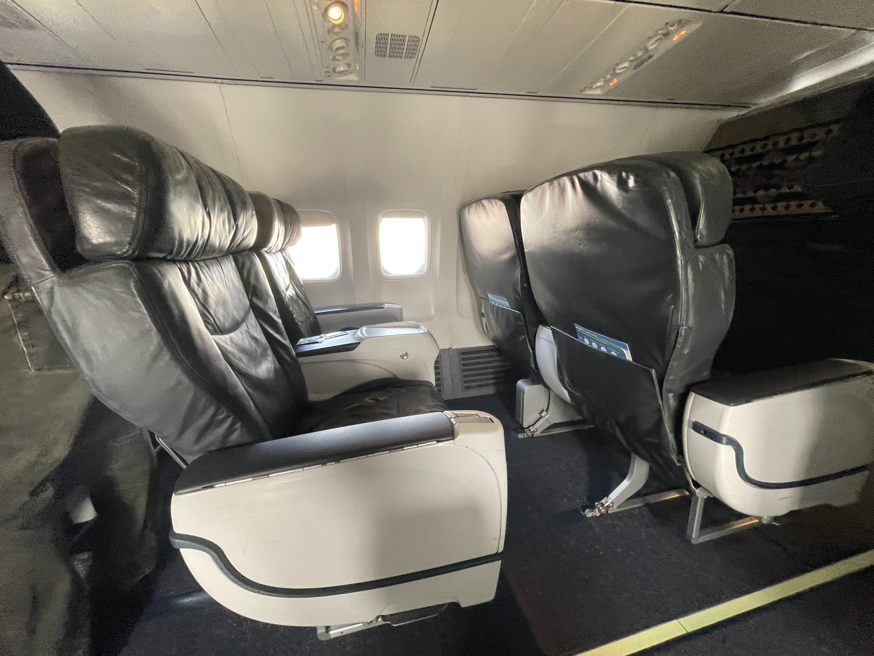 Alaska Airlines First Class Side View