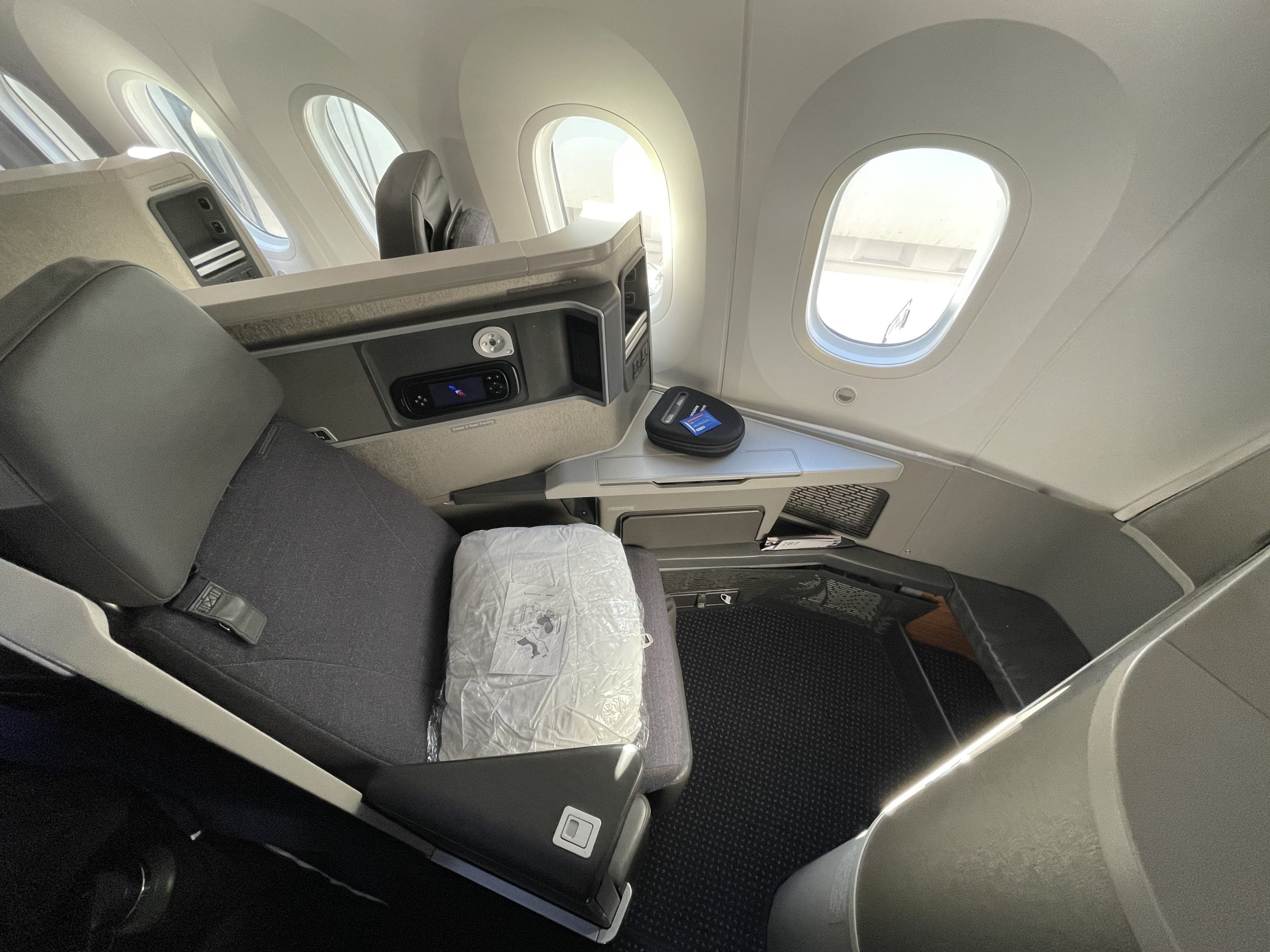American Airlines 787 Business Class Seat Wide Angle