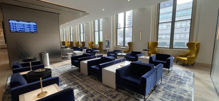 Amtrak Metropolitan Lounge NYC General Seating