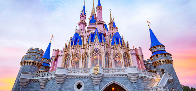 Cinderella's Castle at Disneys Magic Kingdom new paint