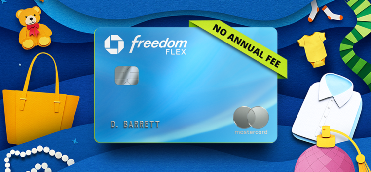 Freedom Flex card with shopping items