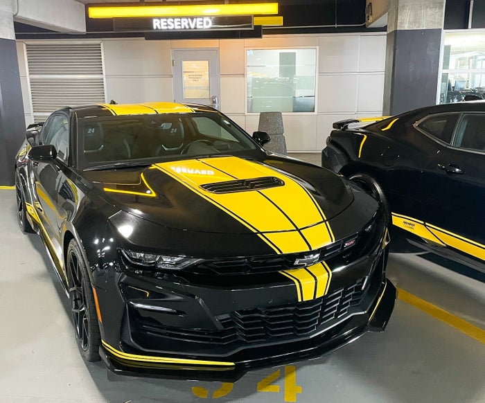 Hertz 24 Camaro at MCO Orlando Airport