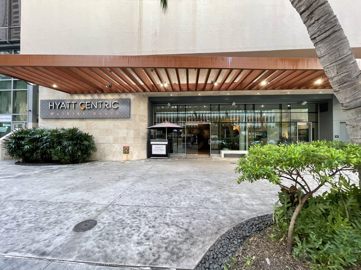 Hyatt Centric Waikiki Entrance