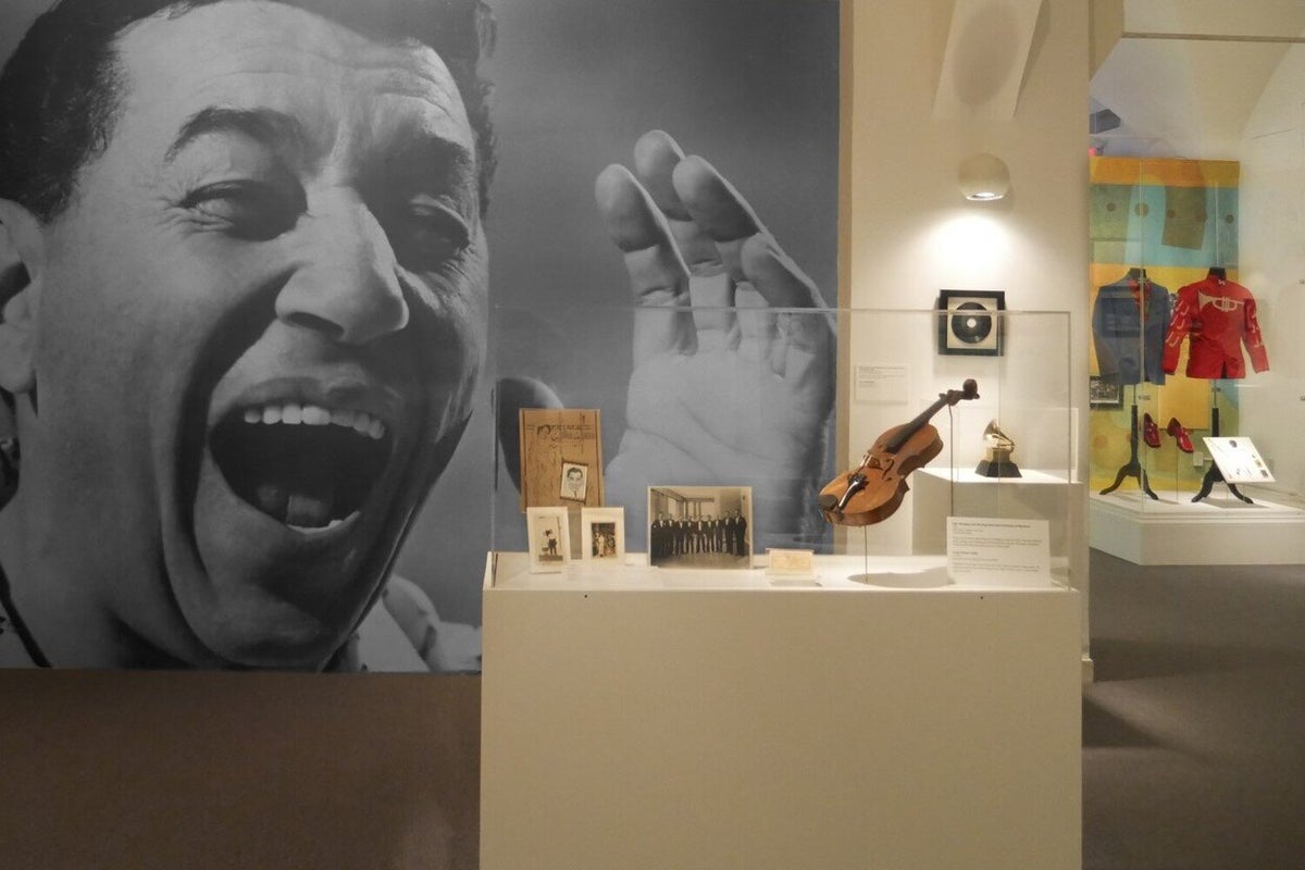 Louis Prima exhibit at New Orleans Jazz Museum