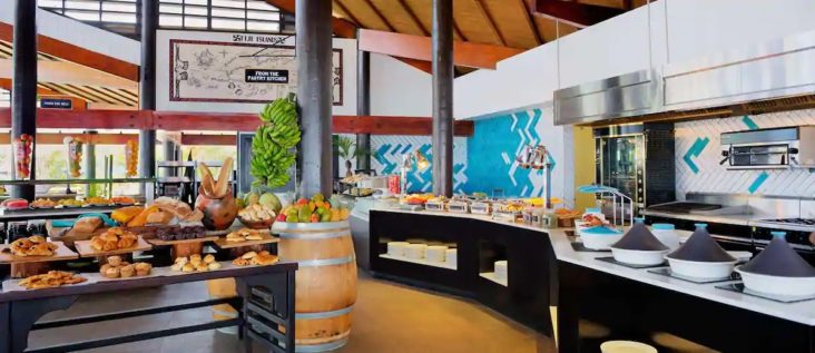Radisson Blu Resort Fiji Denarau Island breakfast buffet Radisson Blu Resort Fiji Denarau Island breakfast buffet