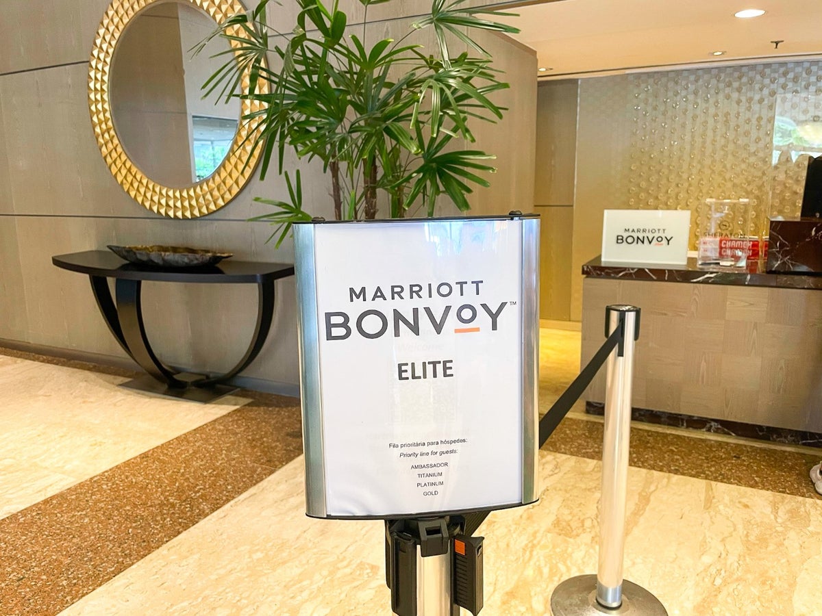 Sheraton Grand Rio de Janeiro Marriott Bonvoy elite check in