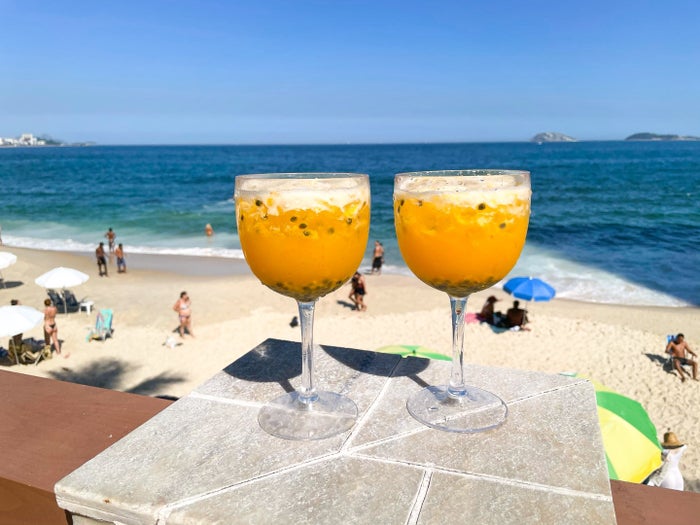 Sheraton Grand Rio de Janeiro passionfruit caipirinhas