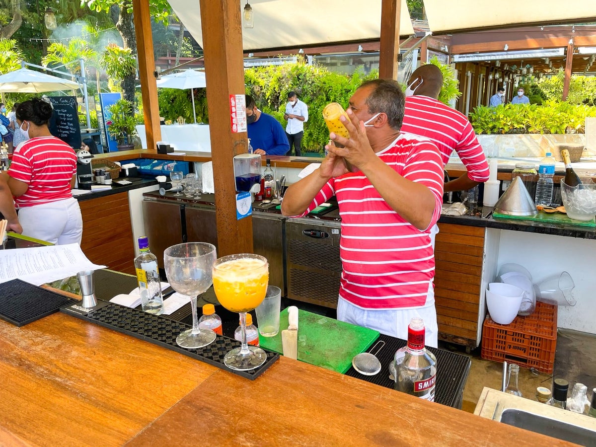 Sheraton Grand Rio de Janeiro pool bartender