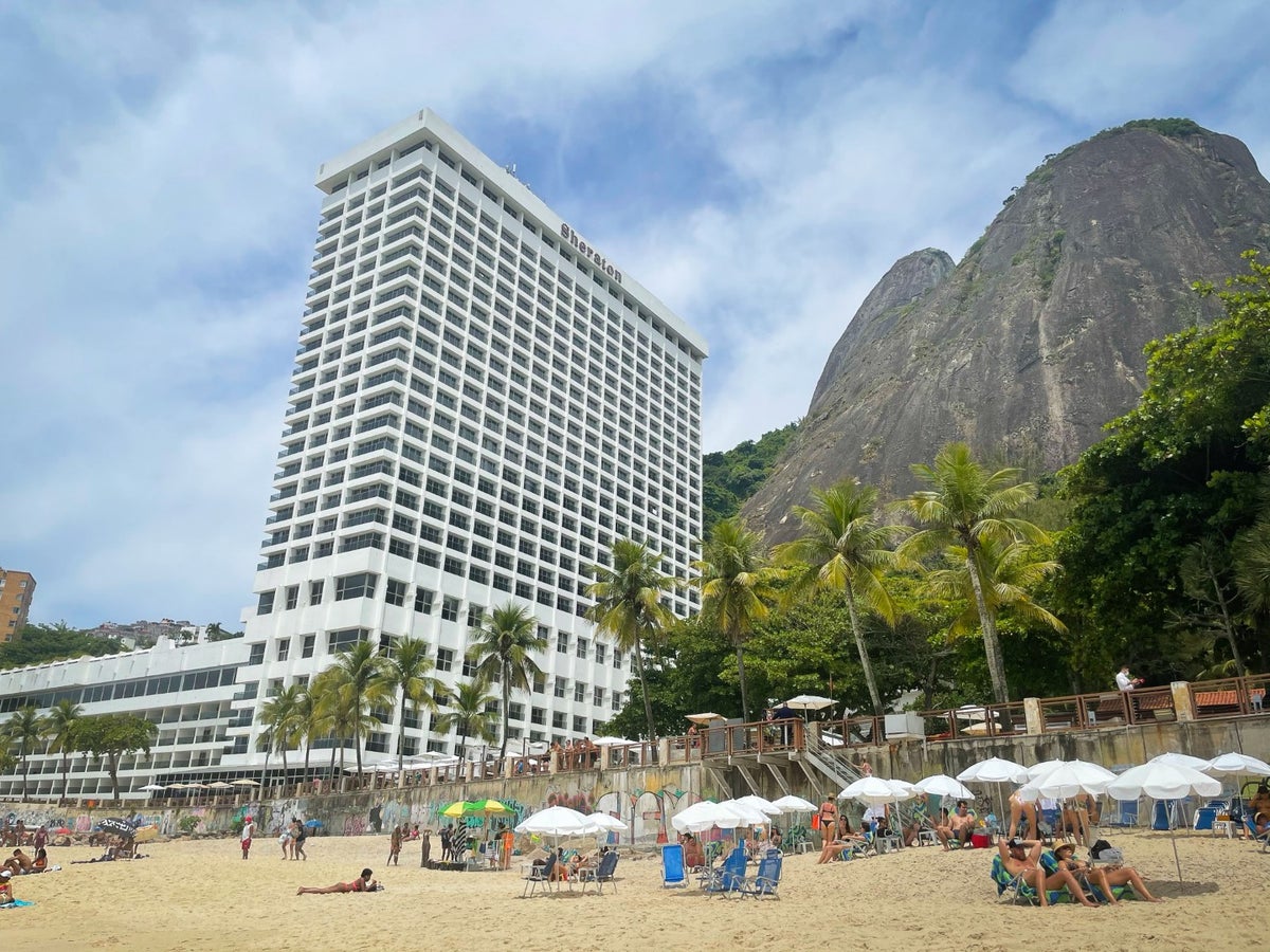 Sheraton Grand Rio de Janeiro view from the beach Leblon