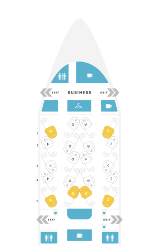 AA 787 Business Class Seat Map AA 787 Business Class Seat Map