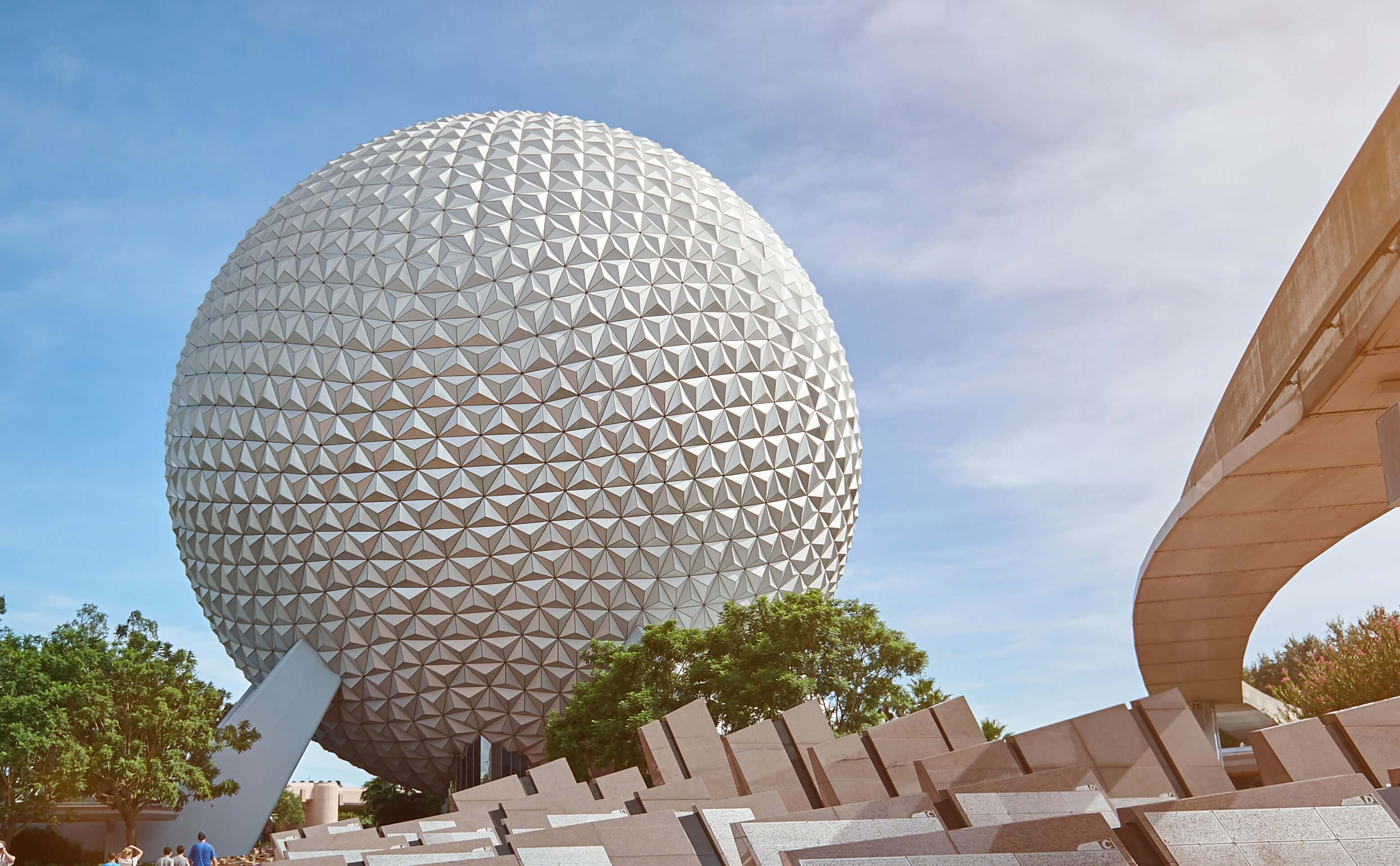 Spaceship Earth at Epcot in Disney World