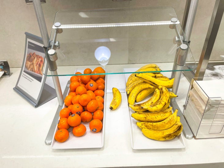 American Airlines Admirals Club at Orlando MCO fruits American Airlines Admirals Club at Orlando MCO fruits