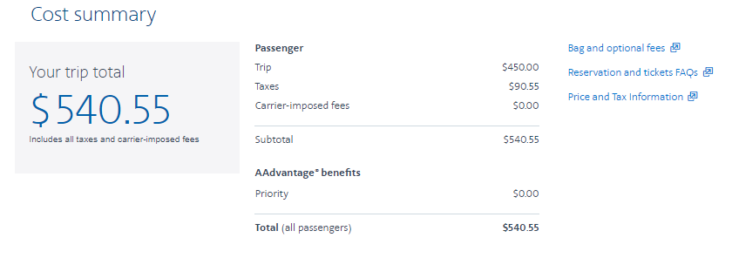 American Airlines Business Class cheap fare American Airlines Business Class cheap fare