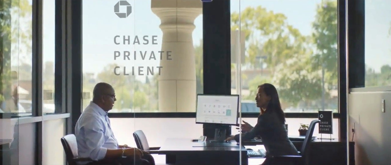 Chase Private Client banker customer
