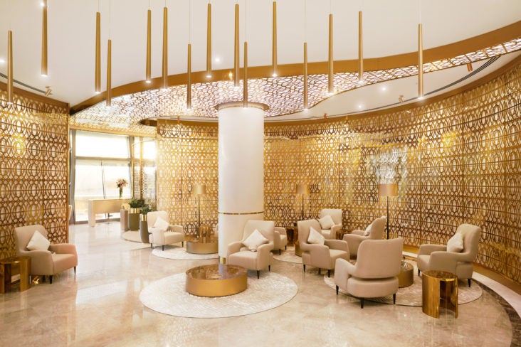 Oman Air First Class Lounge at MCT Oman Air First Class Lounge at MCT