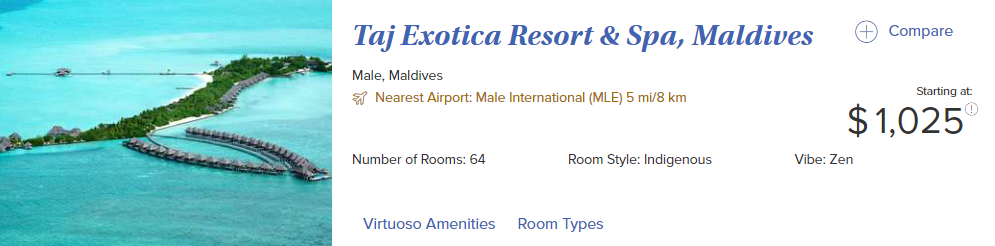 Taj Exotica Resort and Spa Virtuoso