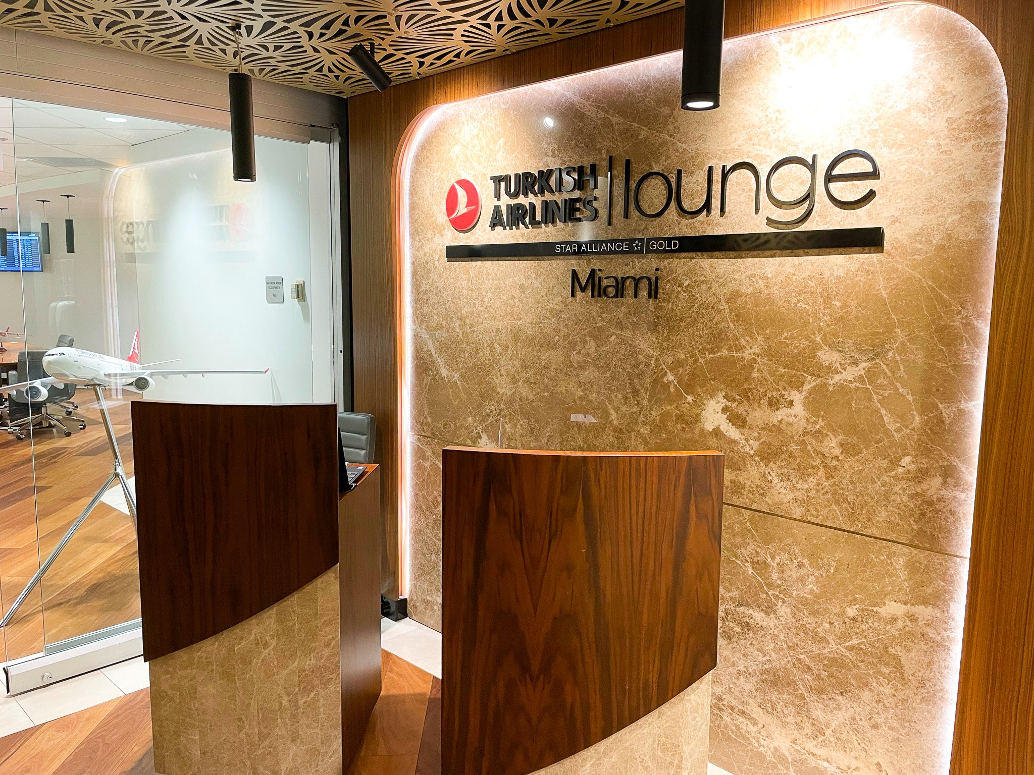 Turkish Lounge Miami welcome desk