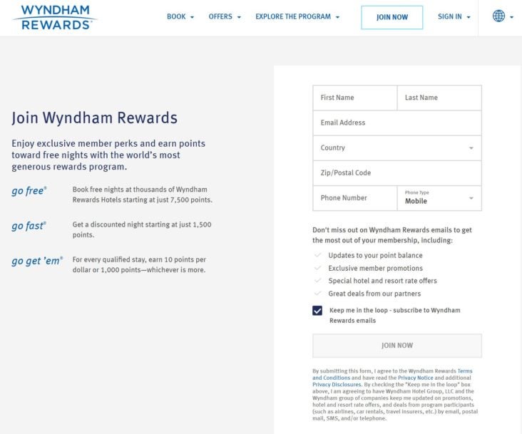 Wyndham Rewards Shopping Portal Registration Wyndham Rewards Shopping Portal Registration