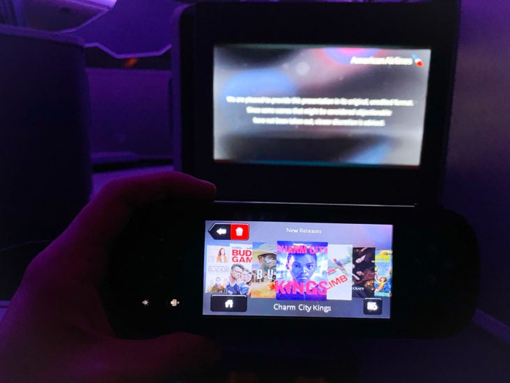 American Airlines 777 Flagship Business Class IFE Remote American Airlines 777 Flagship Business Class IFE Remote