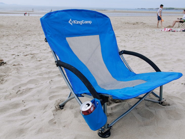 Low Folding Beach Chair Camping Festival Beach Pool Picnic Deckchair Lounger 