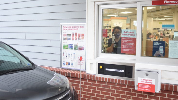 CVS Drive Through COVID Test CVS Drive Through COVID Test