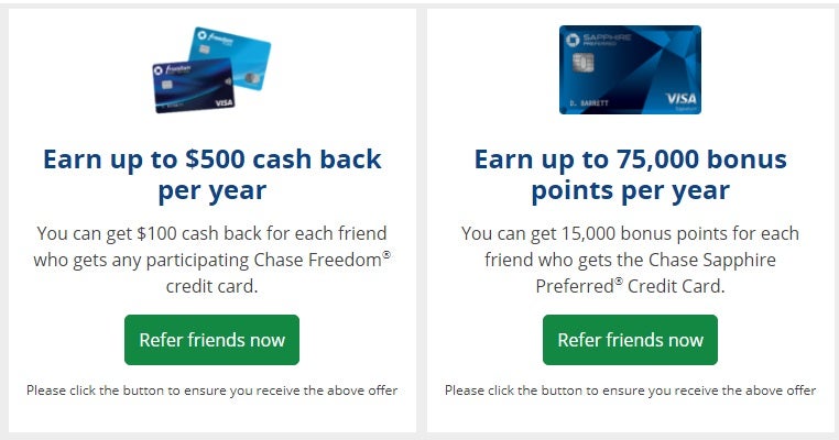 Chase Refer a Friend