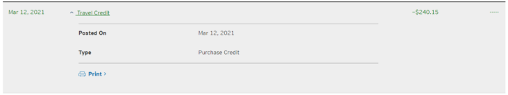 Citi Prestige Travel Credit Citi Prestige Travel Credit