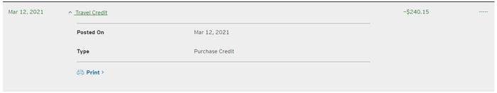 Citi Prestige Travel Credit Citi Prestige Travel Credit