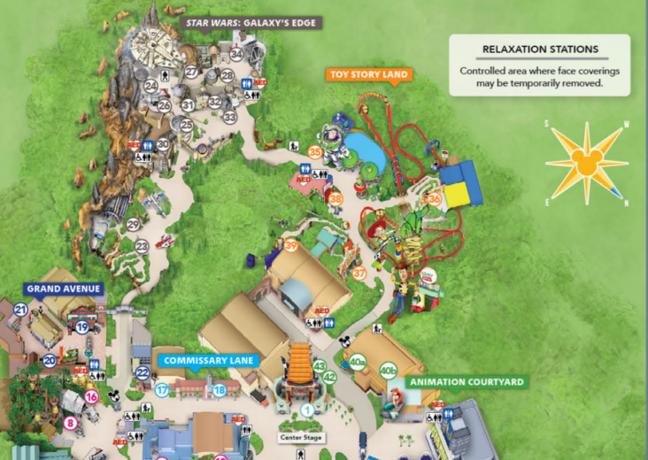 Disneys Hollywood Studios Map 2 Disneys Hollywood Studios Map 2