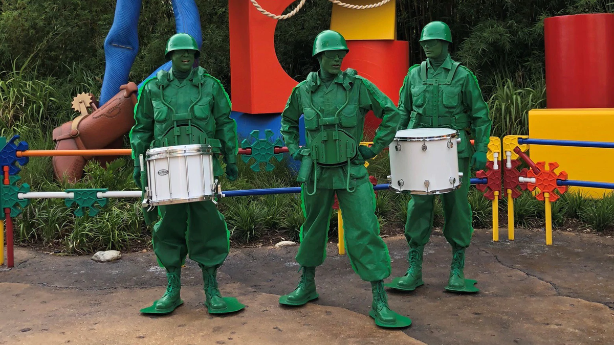 Green Army Drum Corps Disneys Hollywood Studios