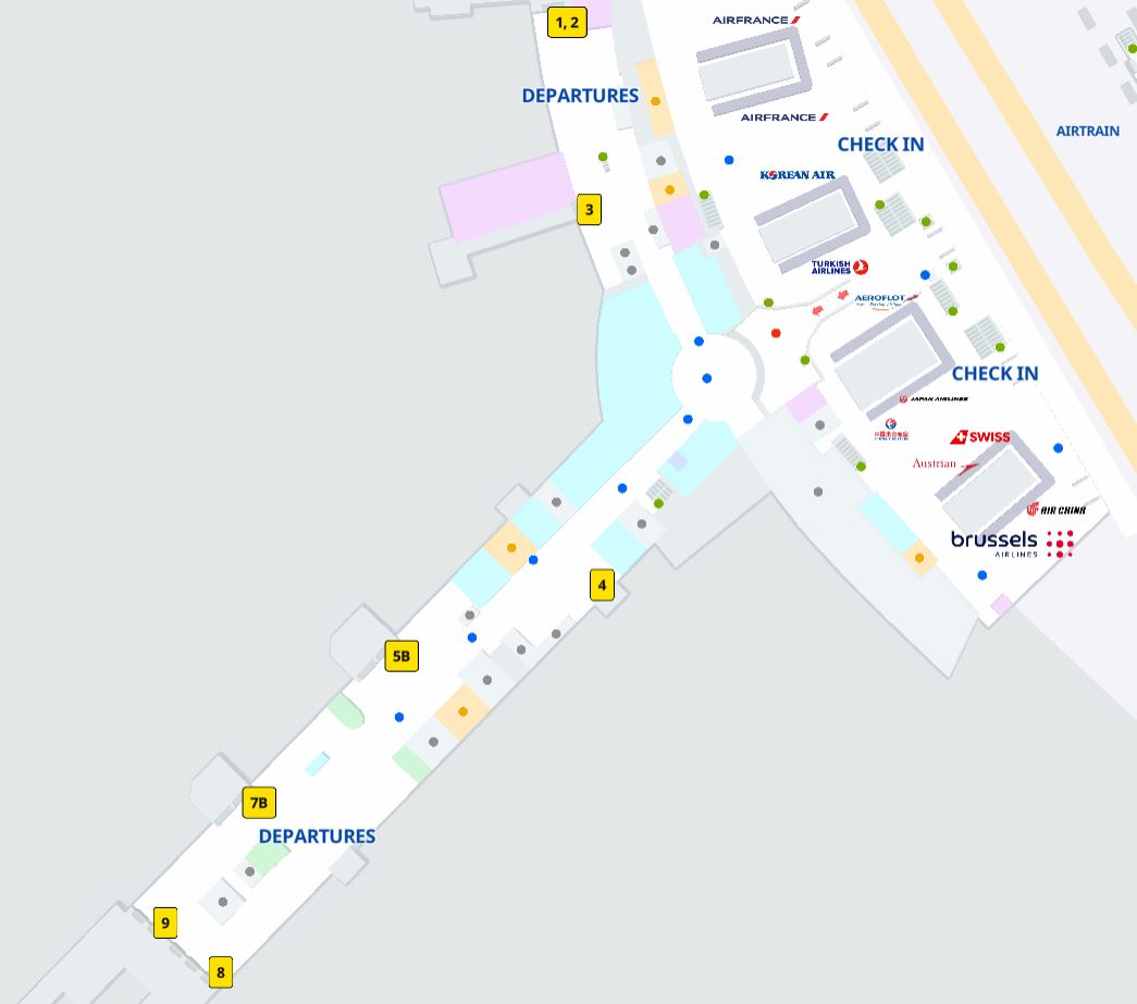 John F. Kennedy International Airport JFK Terminal Guide 2024