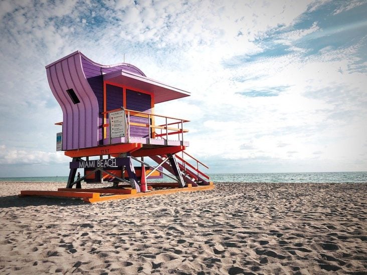 South Beach Miami Beach lifeguard station