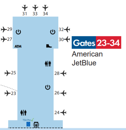 Ronald Reagan Washington National Airport Gate 23-35 Ronald Reagan Washington National Airport Gate 23-35